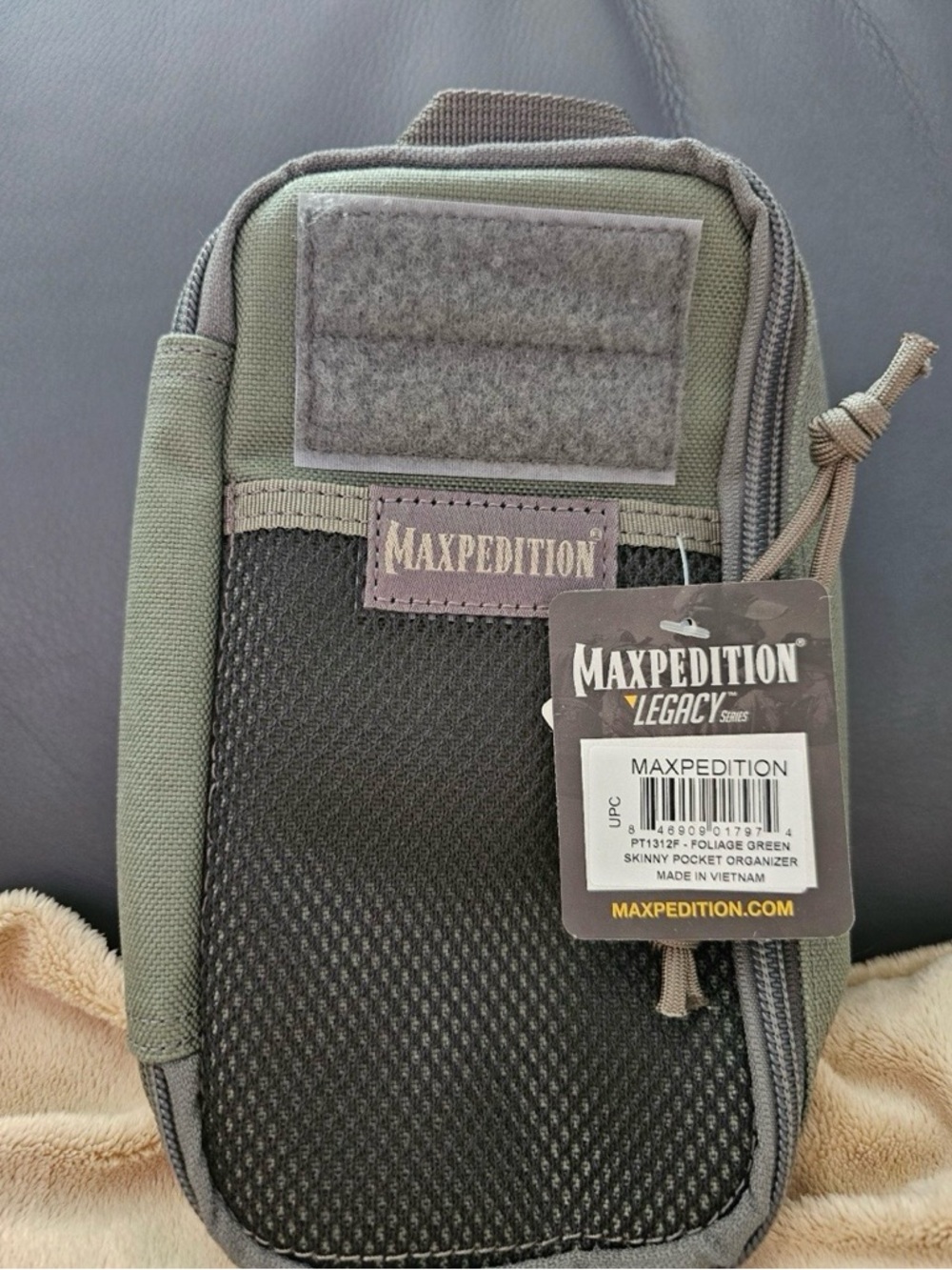 Brand New With Tags Maxpedition “Skinny” EDC Pocket Organizer in Foliage Green